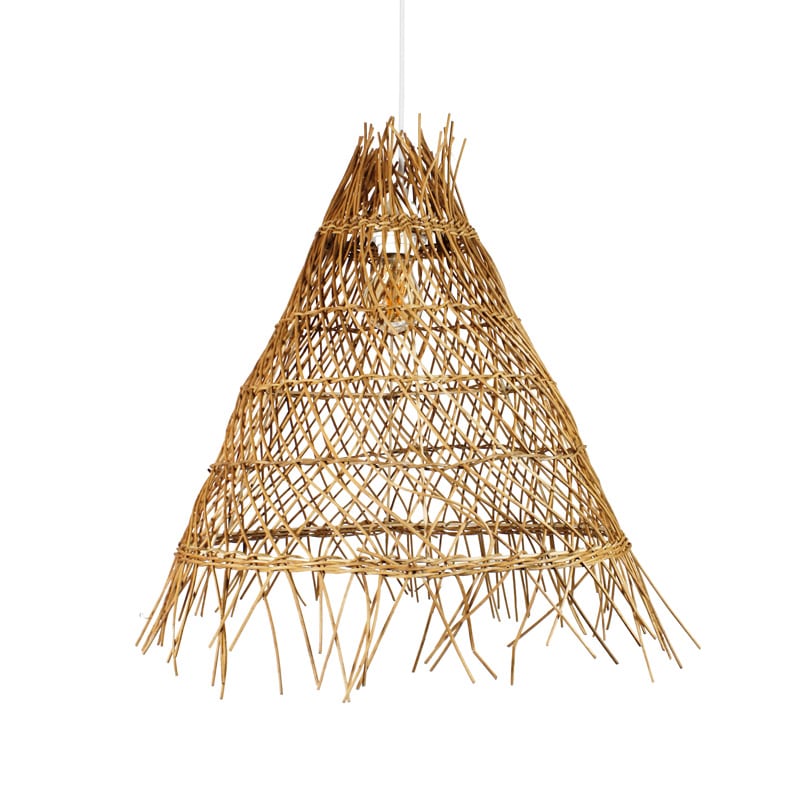 Lámparas colgantes de mimbre WILLOW Lámparas de mimbre